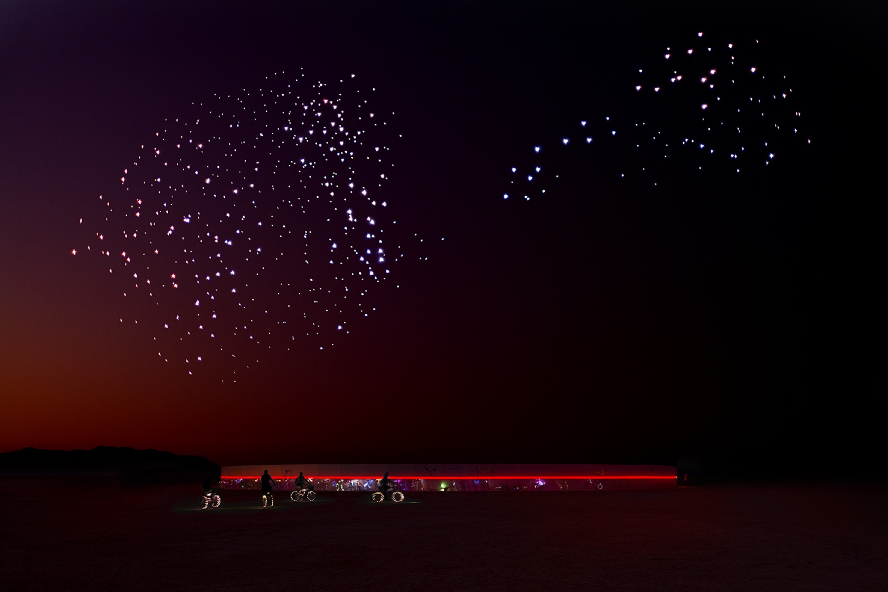 Burning Man: the first drone show drone show — photo 2