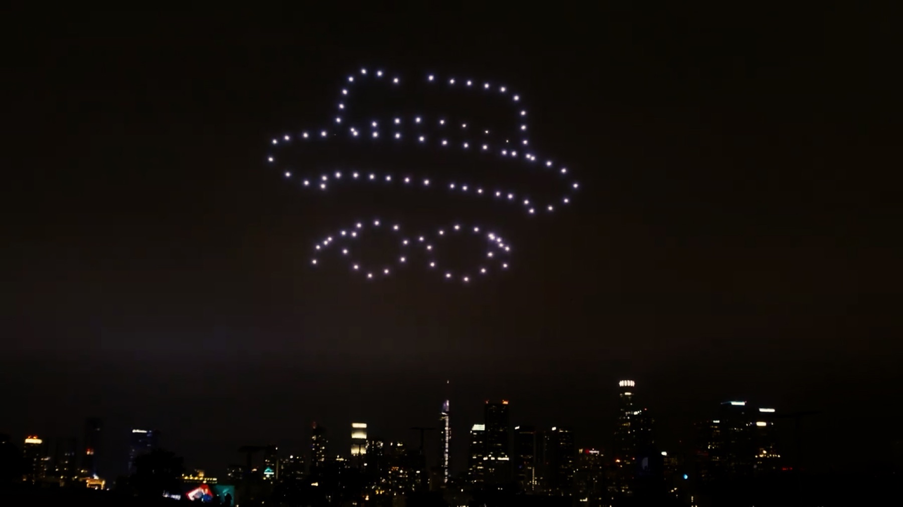 Disney Bundle over downtown LA drone show — photo 1