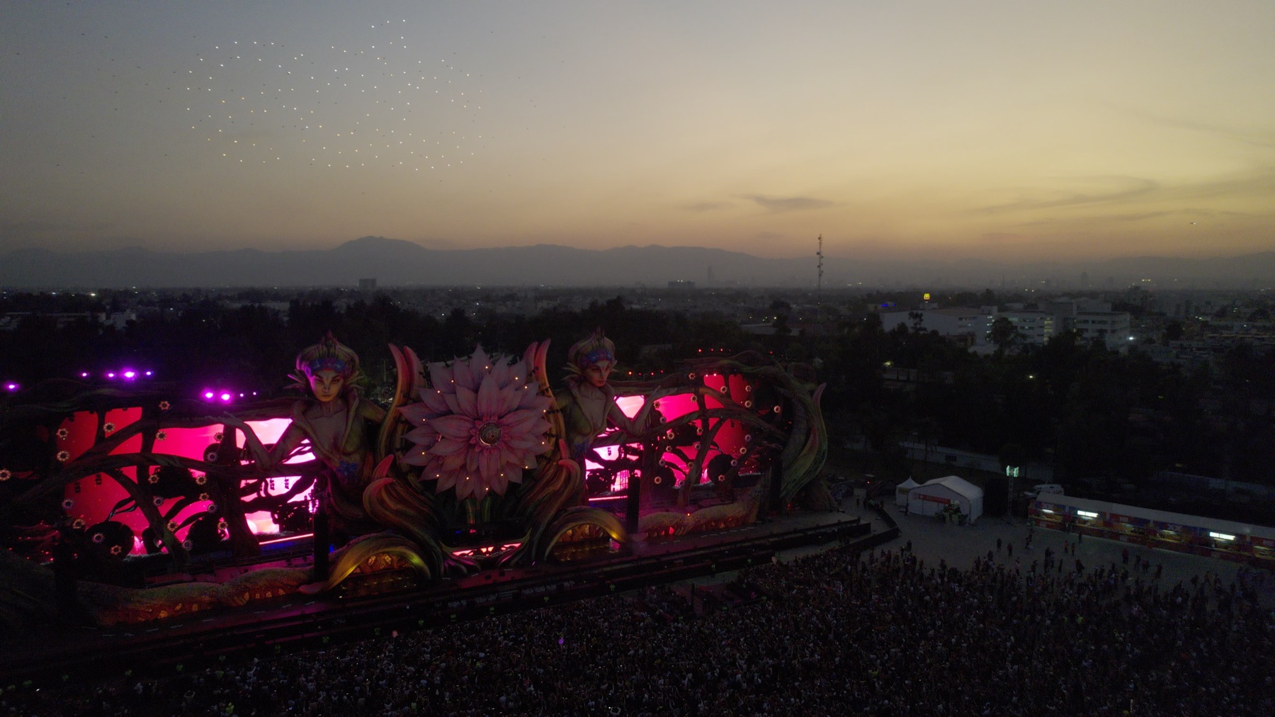 EDC Mexico drone show