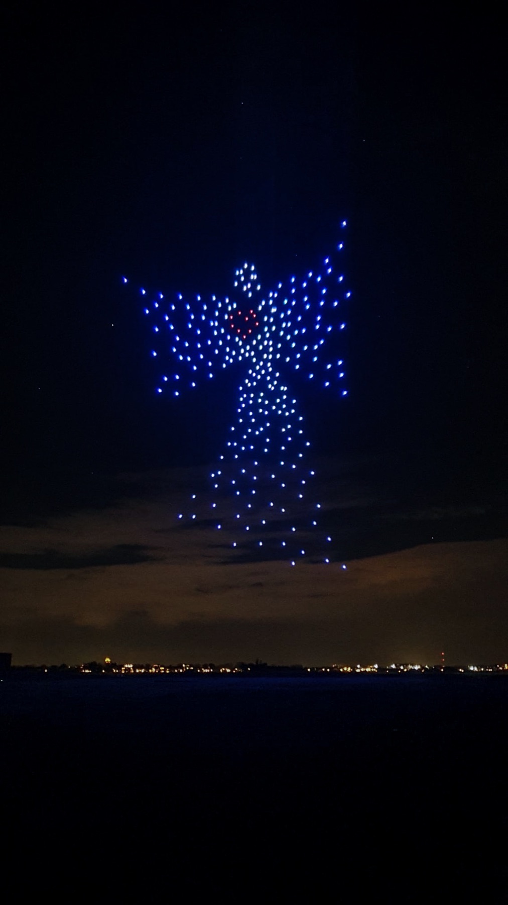 EO Christmas story, Valkenburg drone show — photo 1