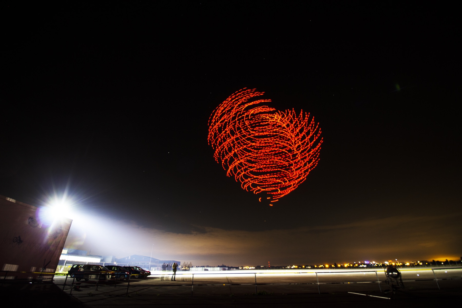 EO Christmas story, Valkenburg drone show — photo 2