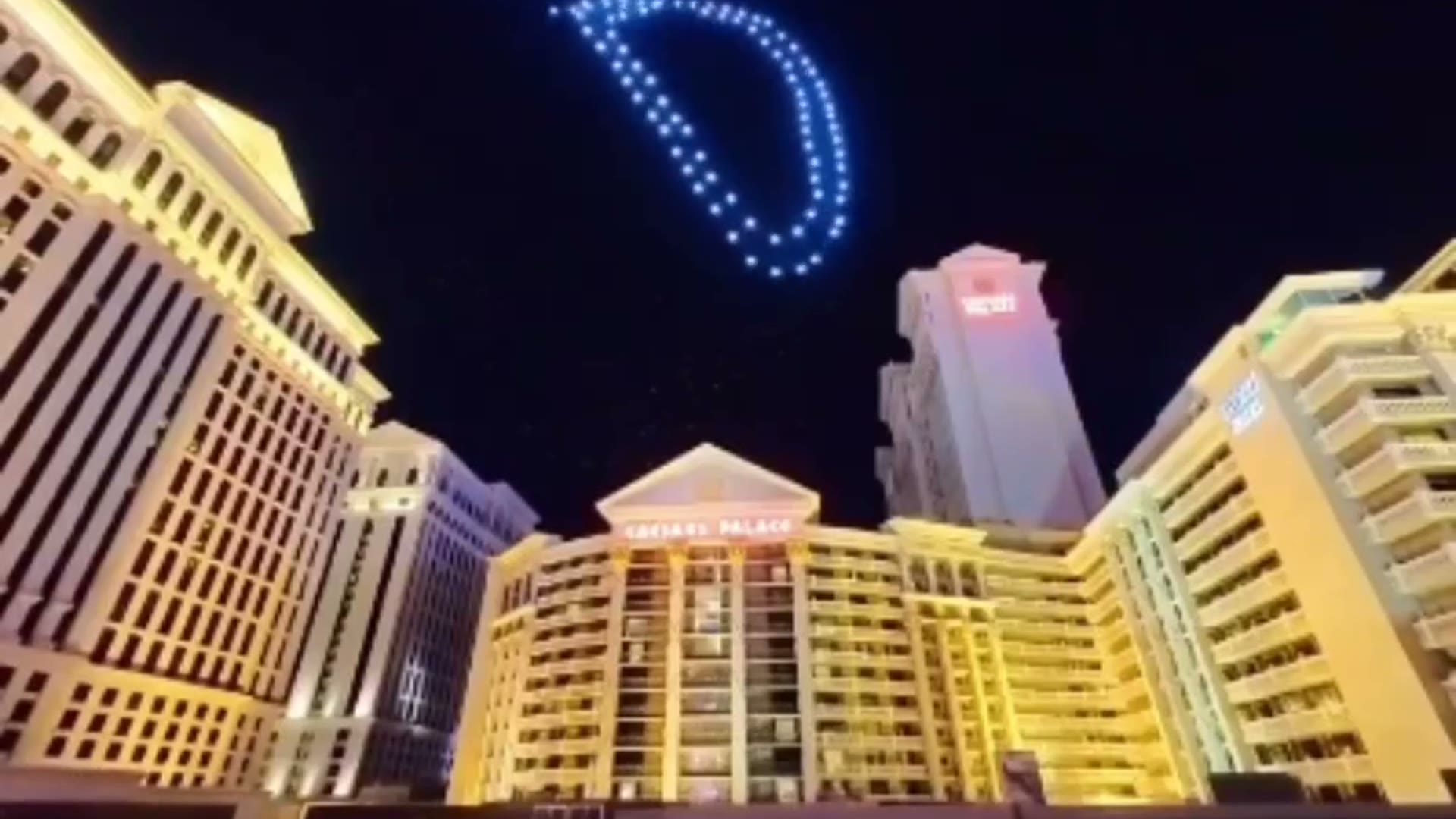Formula 1 Las Vegas launch party drone show