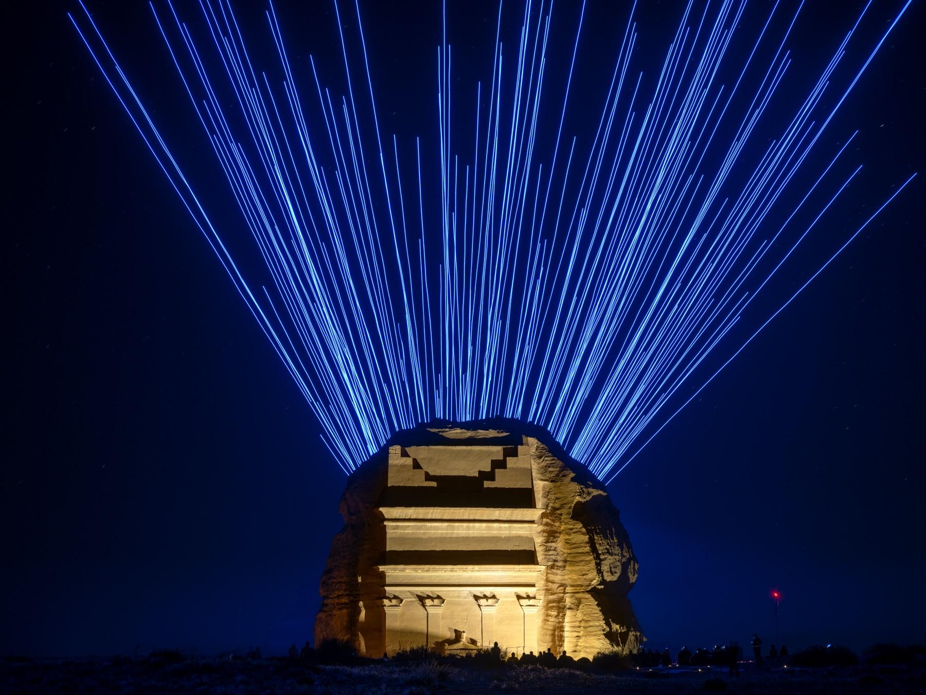 Franchise Freedom at Hegra, AlUla drone show — photo 2