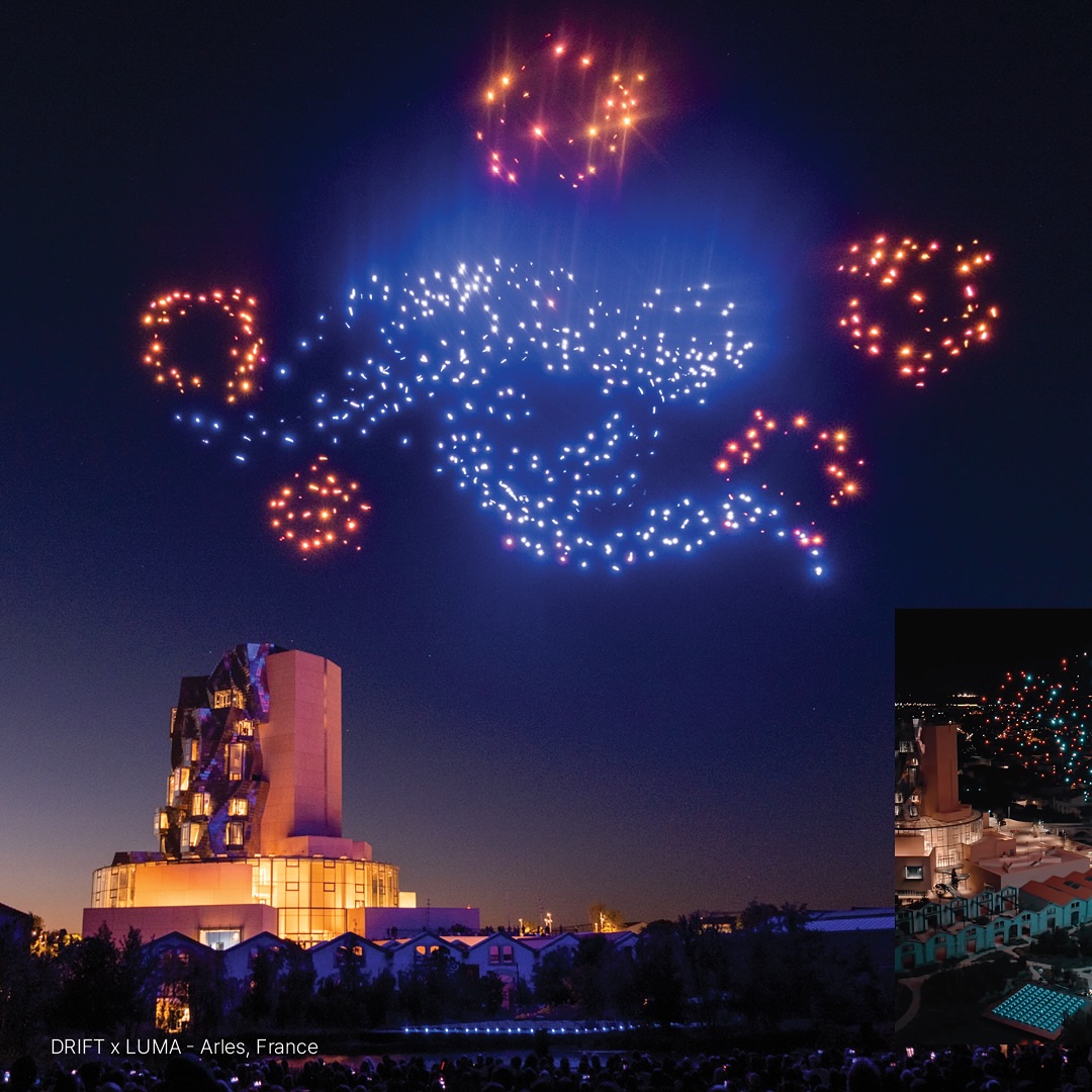 Espectáculo de drones La noche estrellada sobre LUMA Arles: foto 1