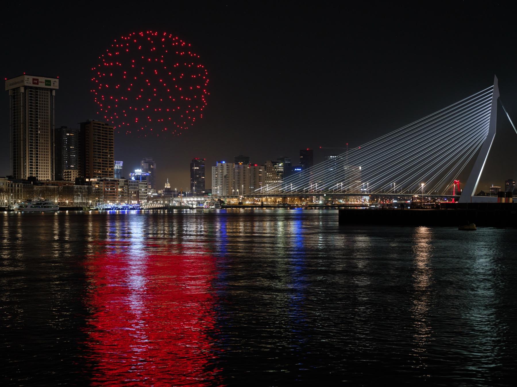 Rotterdam New Year’s Eve drone show