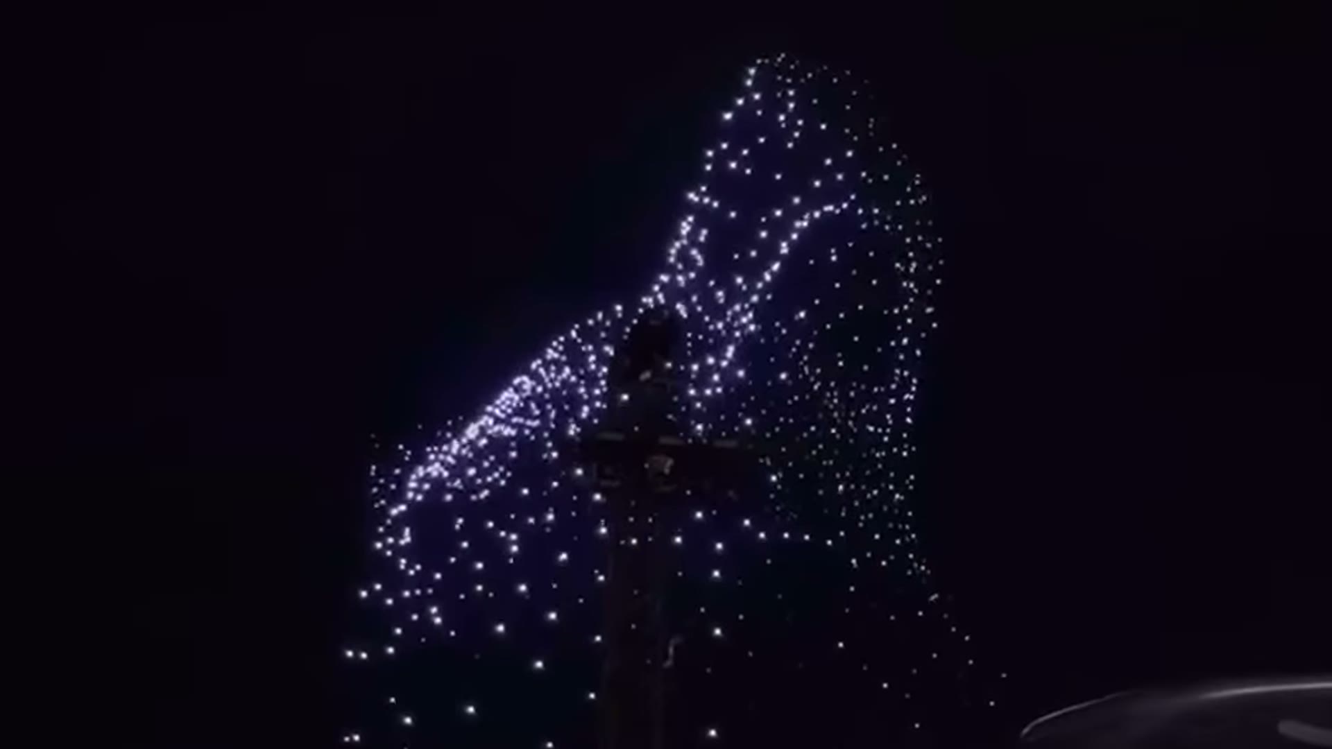 Shakira at Copacabana drone show