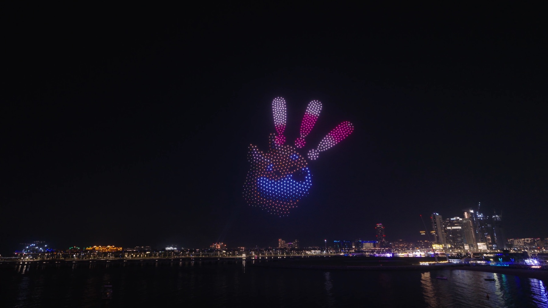 BONK over Dubai drone show