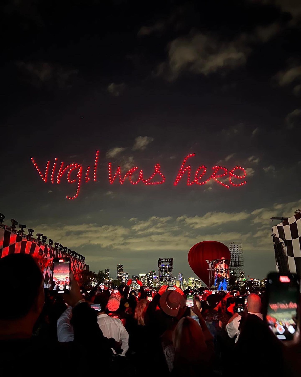 Droneshow: Virgil was here