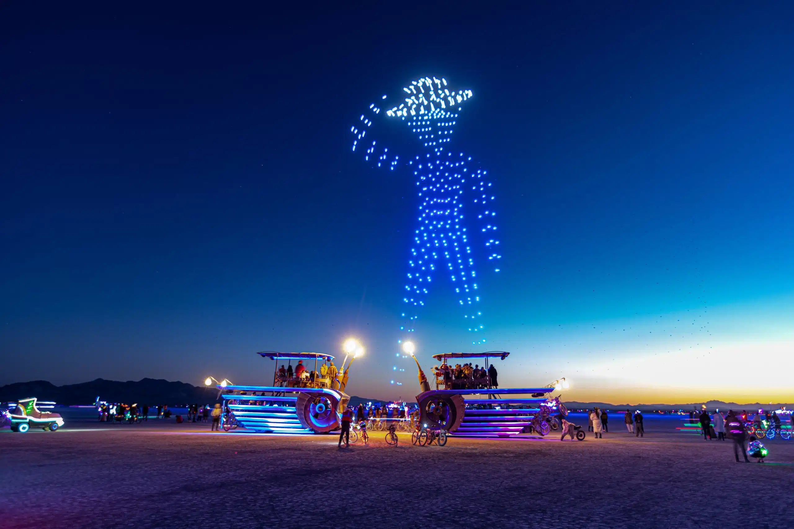 Espectáculo de drones Burning Man: foto 1