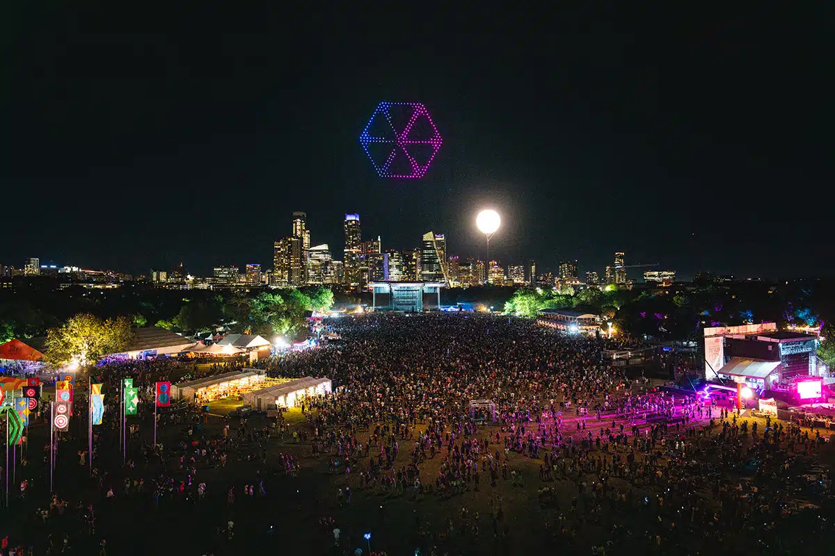 Spectacle de drones Austin City Limits ACL Festival — photo 3