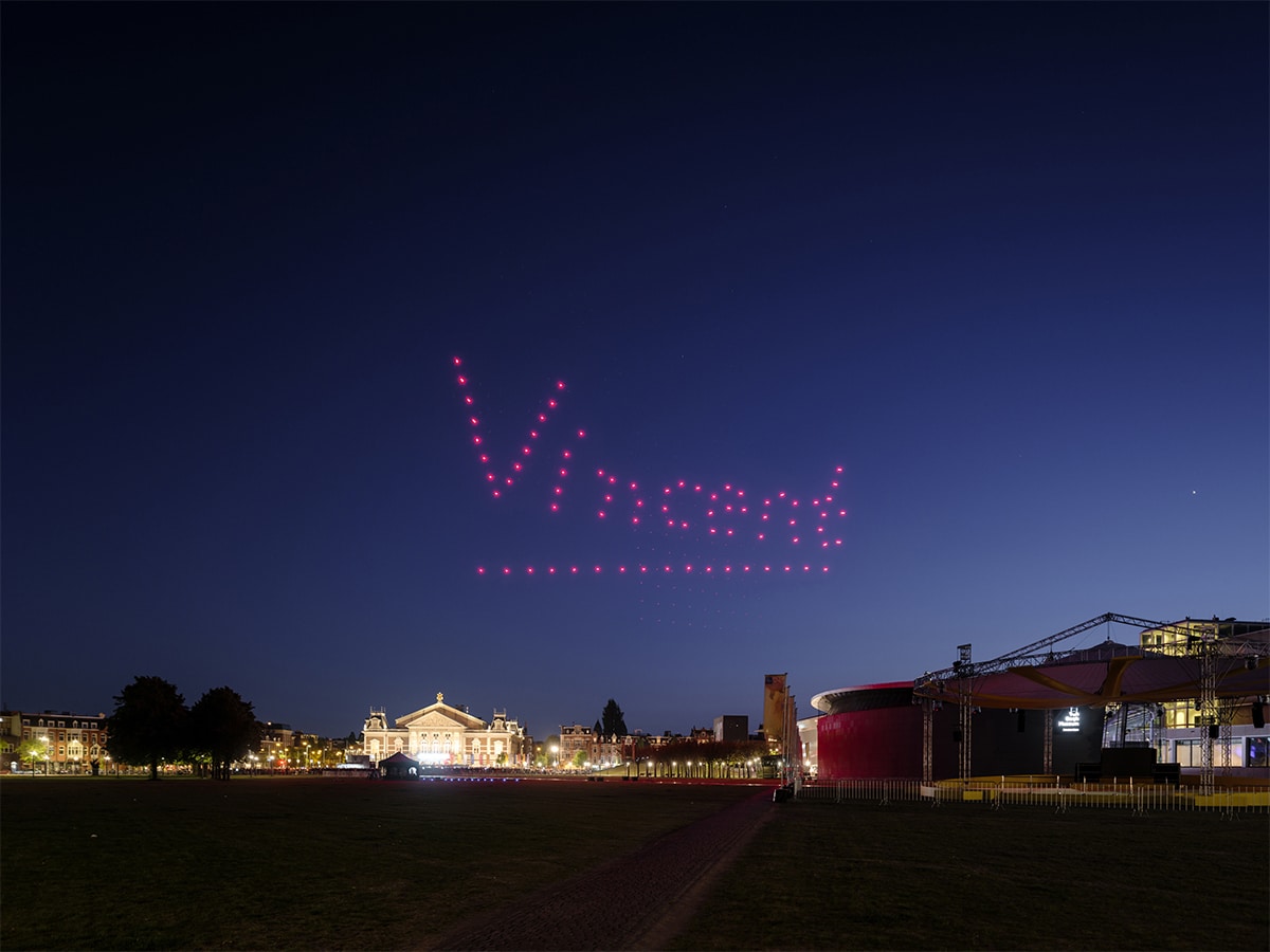 Van Gogh Museum 50 years drone show