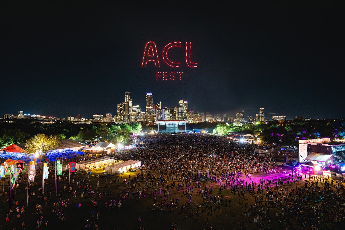 Austin City Limits ACL Festival drone show