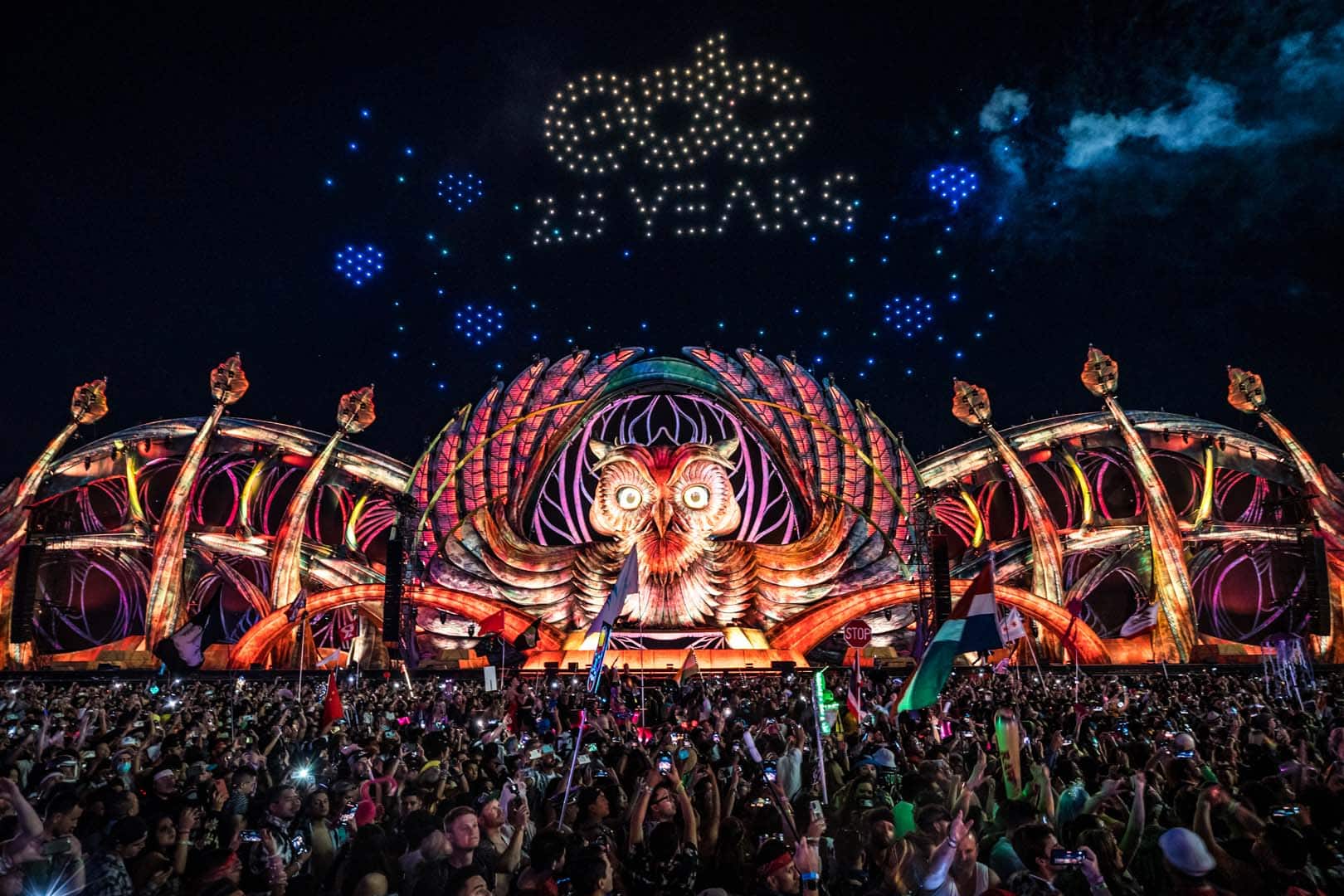 EDC Las Vegas drone show