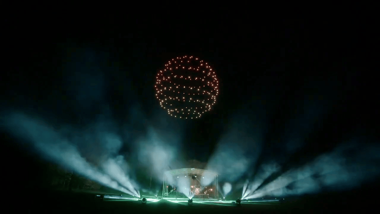 KWF’s annual lantern walk drone show