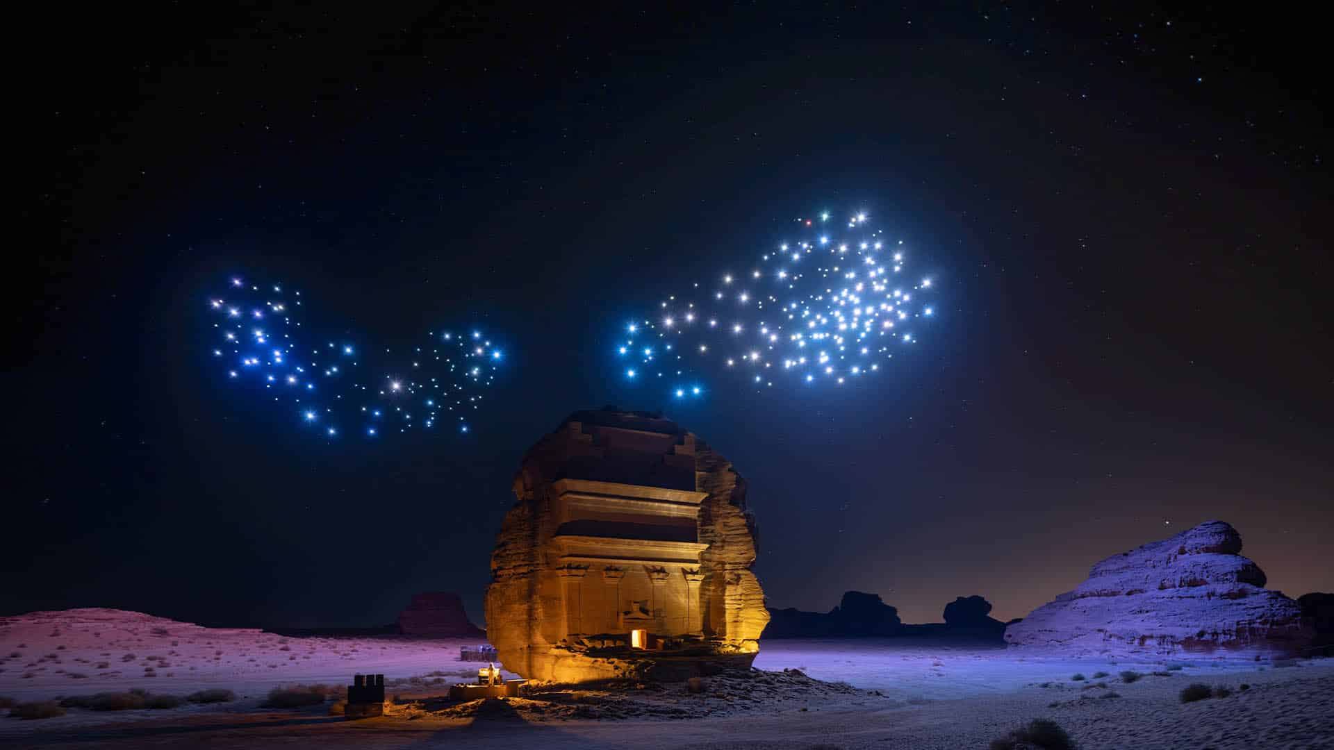 Qu’est-ce qu’un spectacle de lumières de drones ?