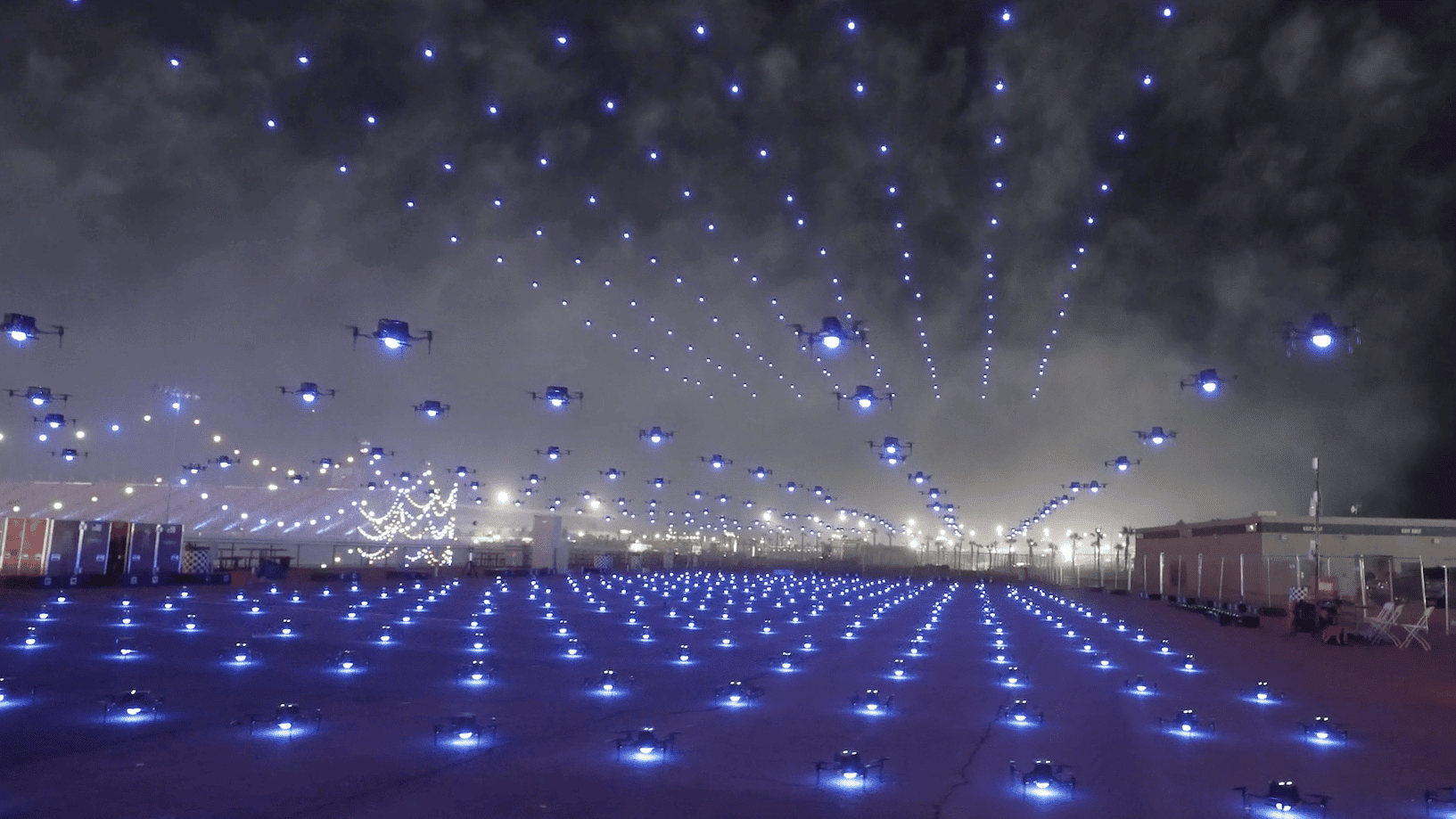 Quel est le record Guinness pour les spectacles de lumières de drones ?