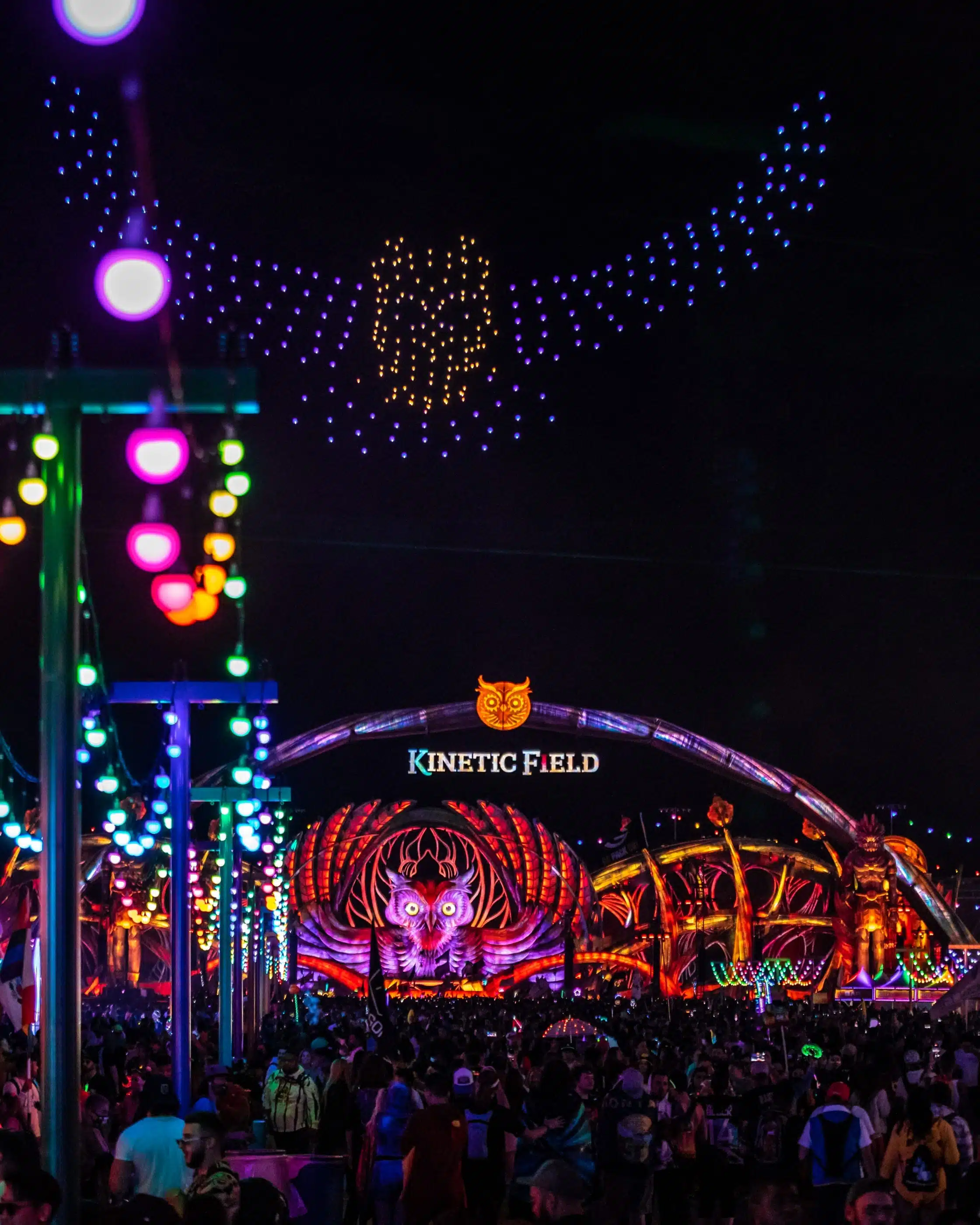 EDC Las Vegasのドローンショー — 写真5
